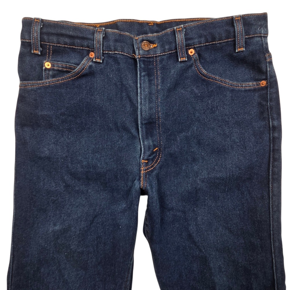 Vintage 80s Levi's 517 Orange Tab Jeans Mens 36x30 (Fits 34×25) Bootcut Made USA - Picture 7 of 14